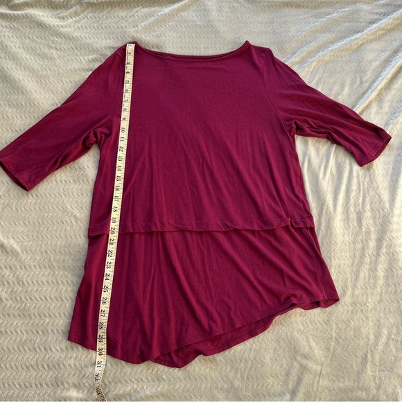 Pure Jill Boat Neck Top Purple Violet Size Large - Picture 6 of 6